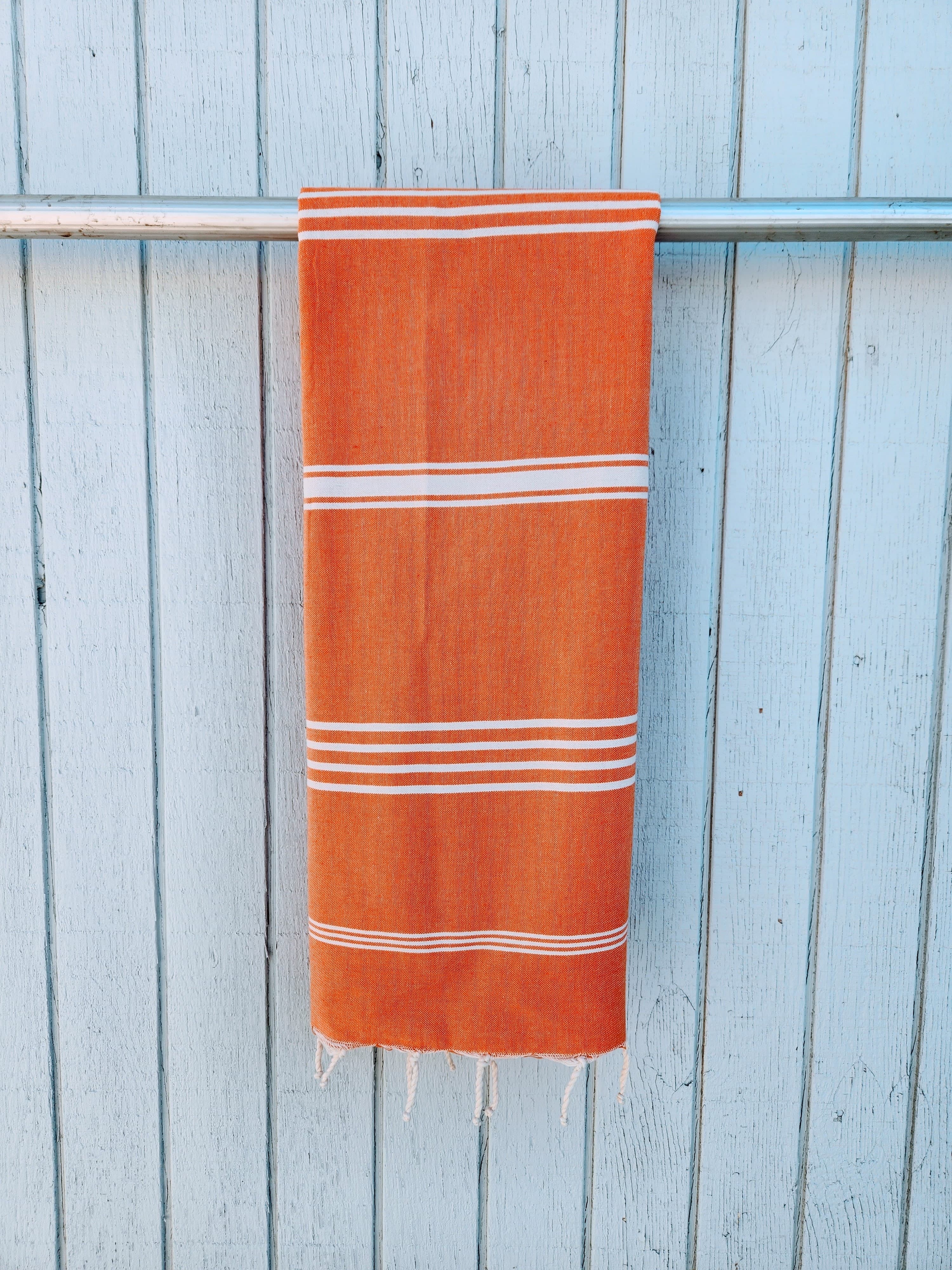 DIVYA ORANGE TURKISH TOWELS
