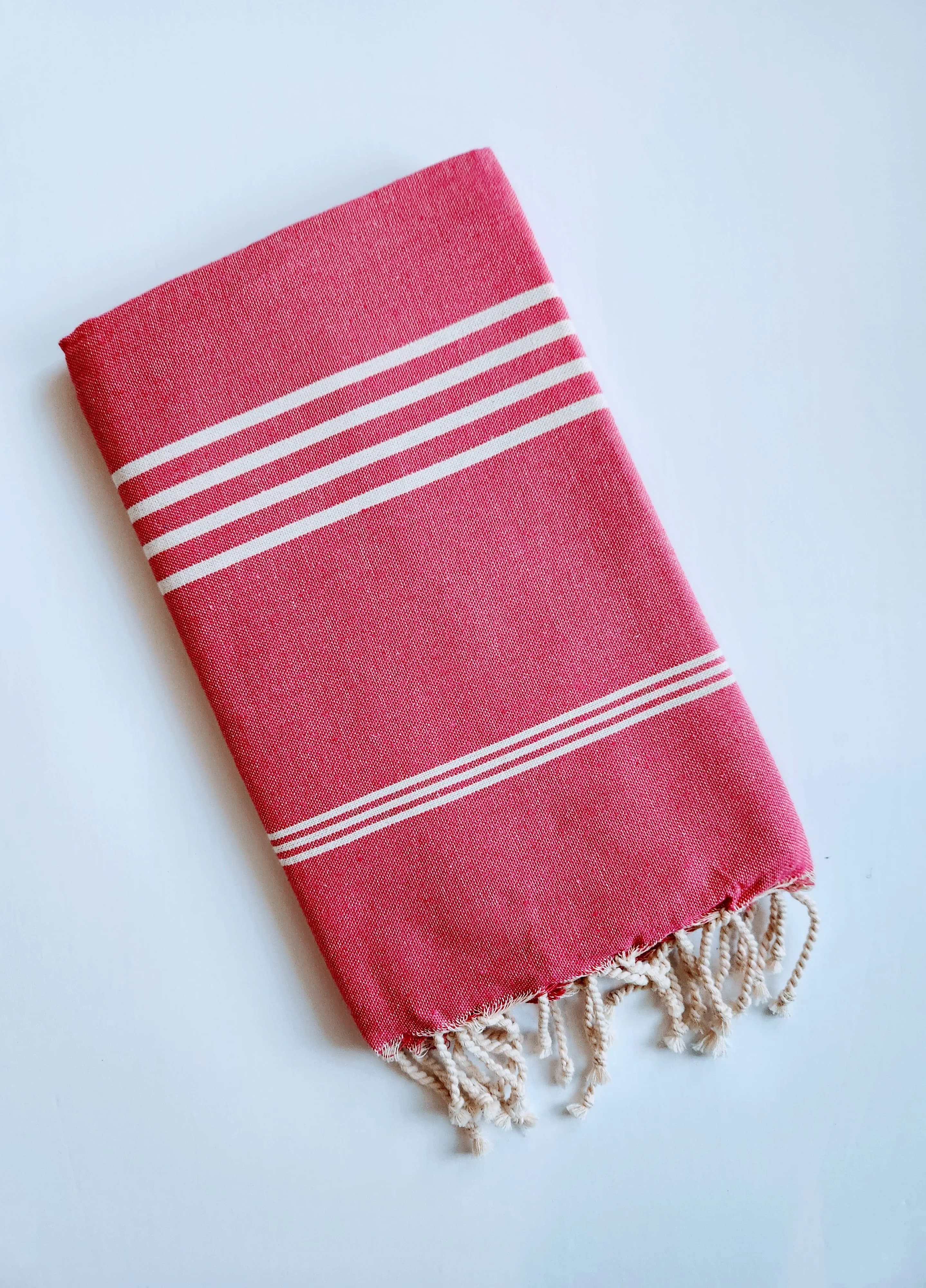 DIVYA RASPBERRY TURKISH TOWELS