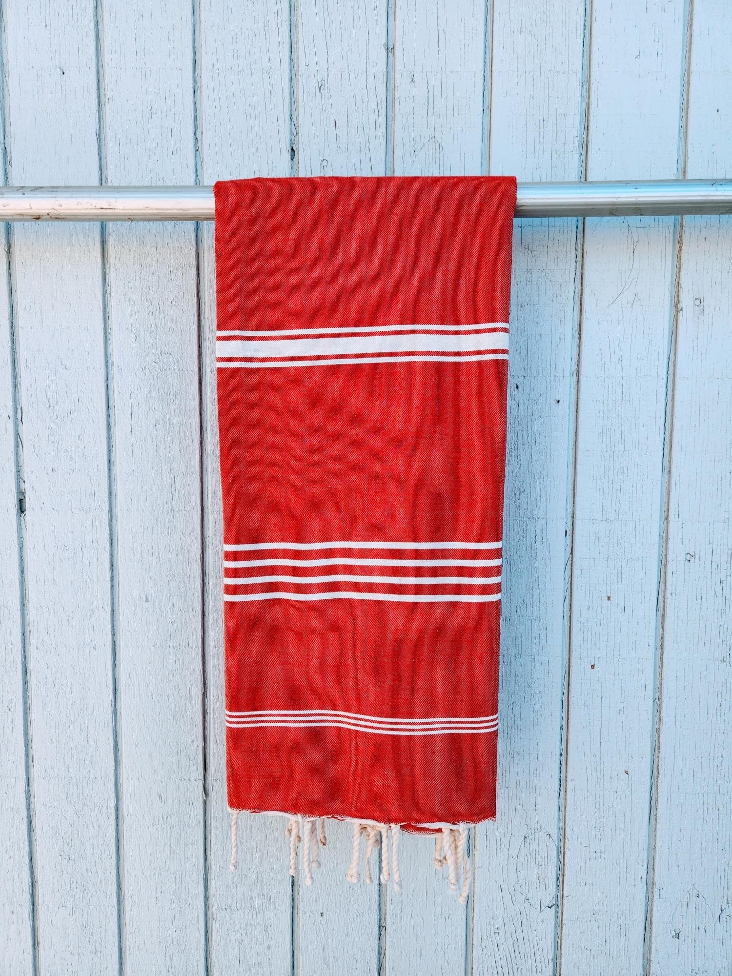 DIVYA RED TURKISH TOWELS