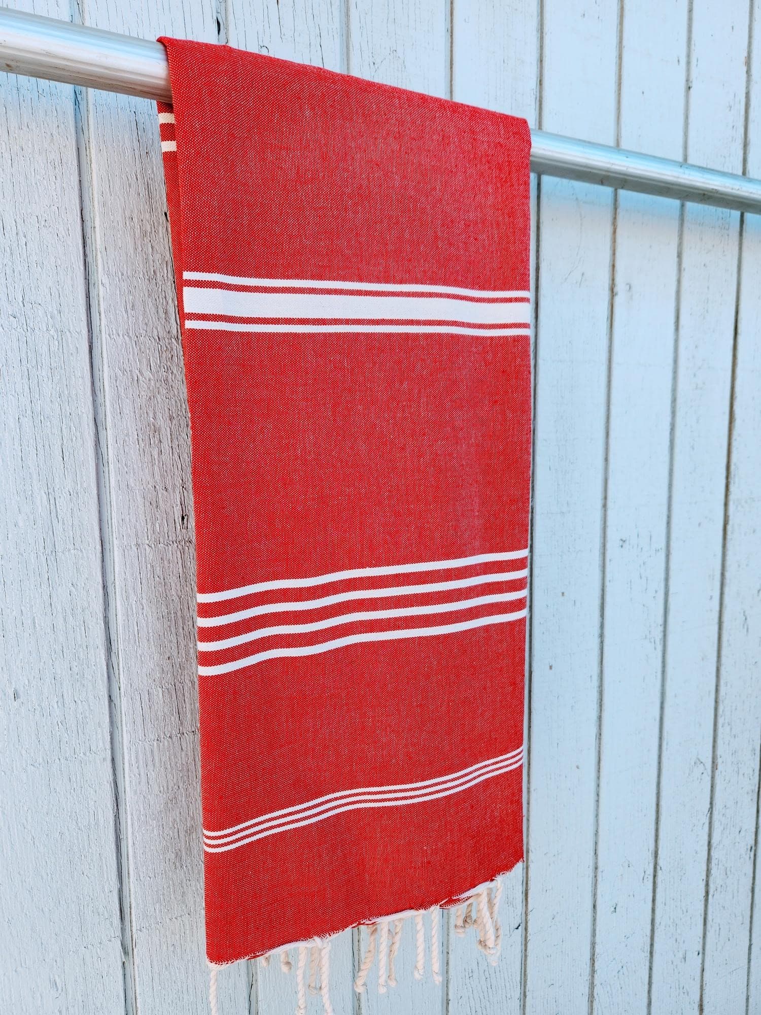 DIVYA RED TURKISH TOWELS