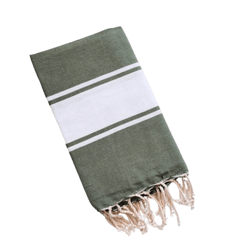 DIVISHA GREEN TURKISH TOWELS
