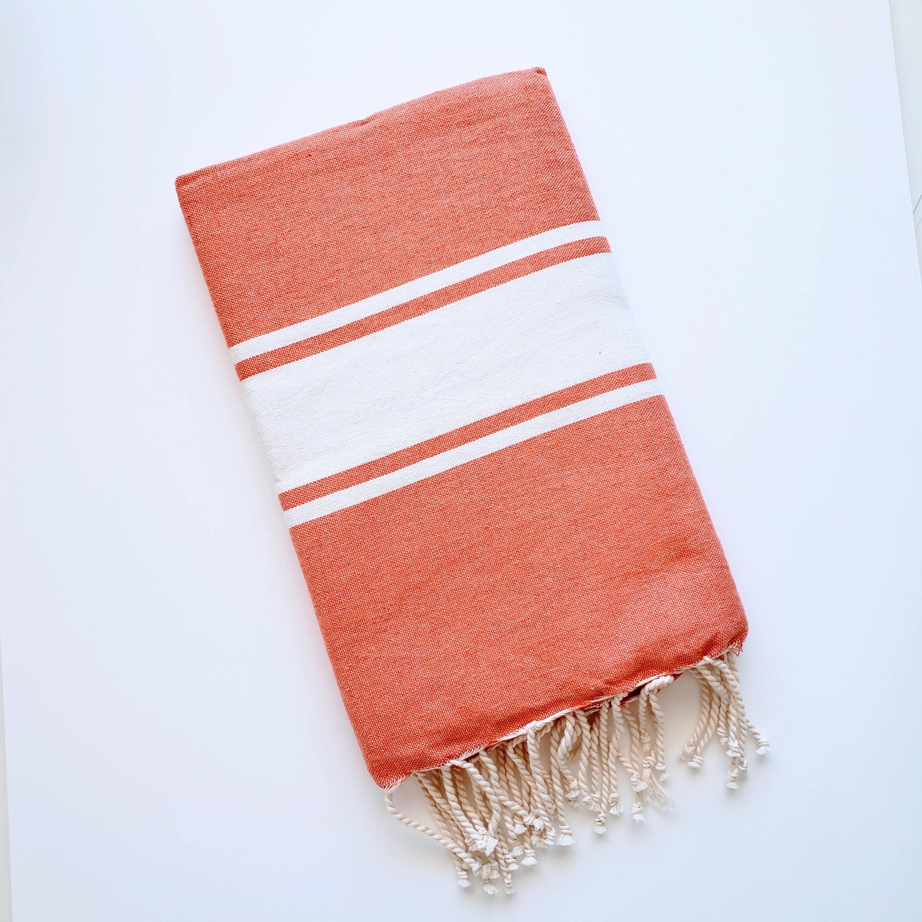 DIVISHA ORANGE TURKISH TOWELS