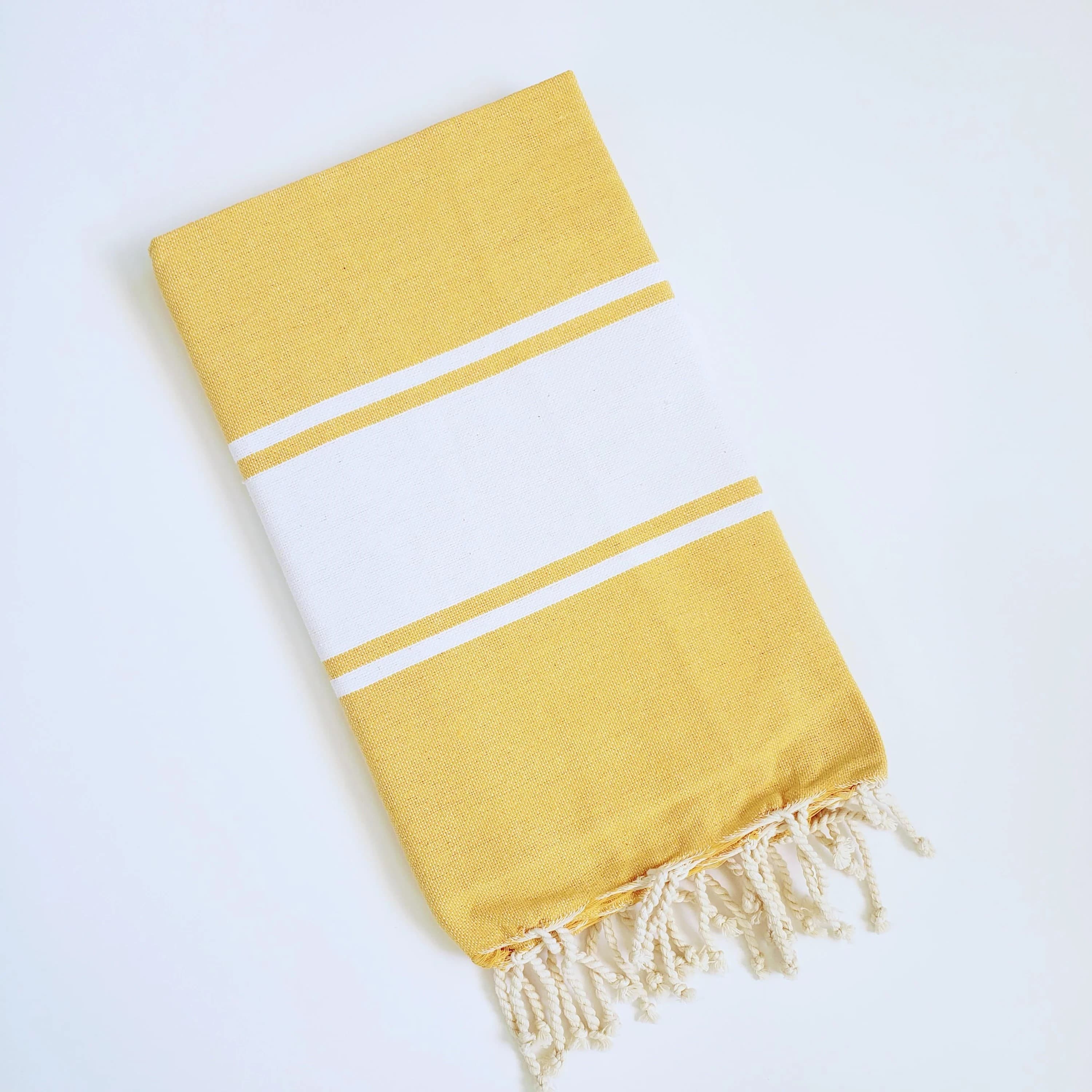 DIVISHA YELLOW TURKISH TOWELS