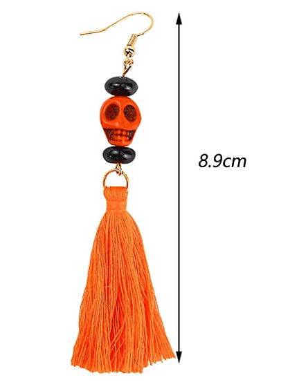 HALLOWEEN SKULL EARRING