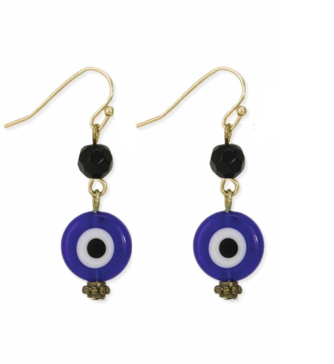 EVIL EYE DANGLE EARRING