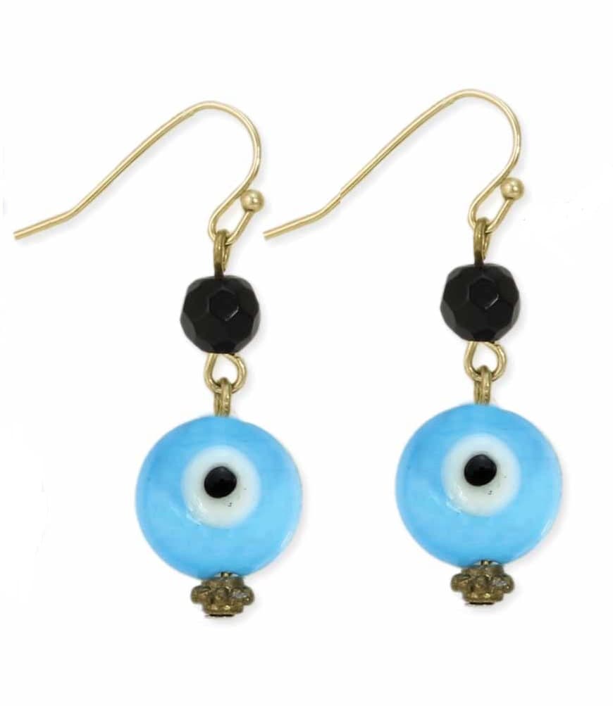 EVIL EYE DANGLE EARRING