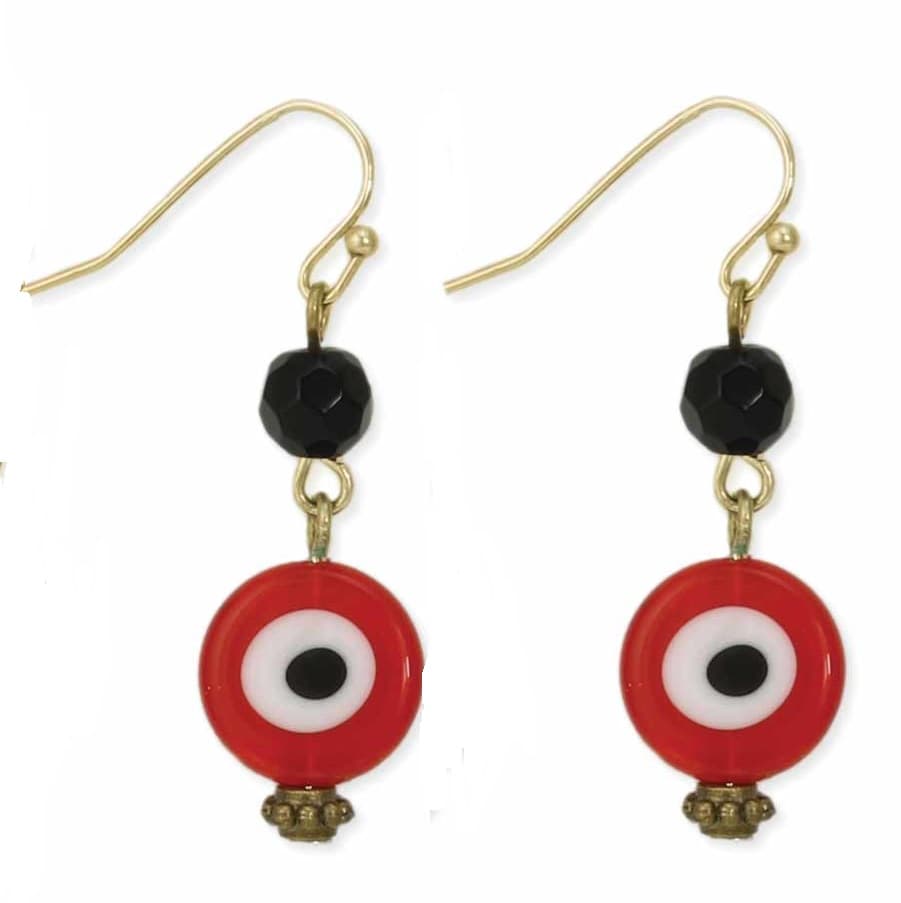 EVIL EYE DANGLE EARRING
