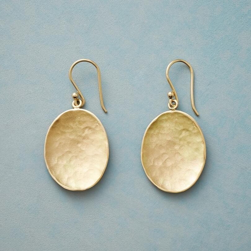 OVAL SHAPE DANGEL EARRING