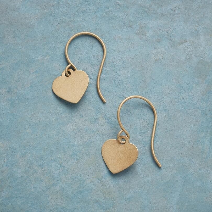 HEART DANGEL EARRING