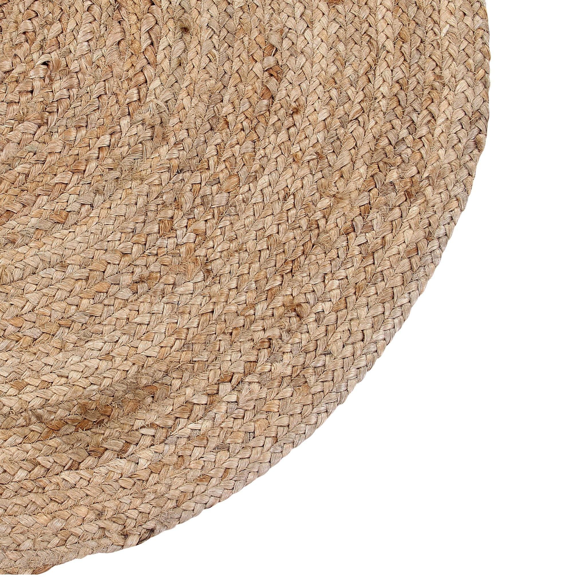 JUTE BRAIDED ROUND RUG