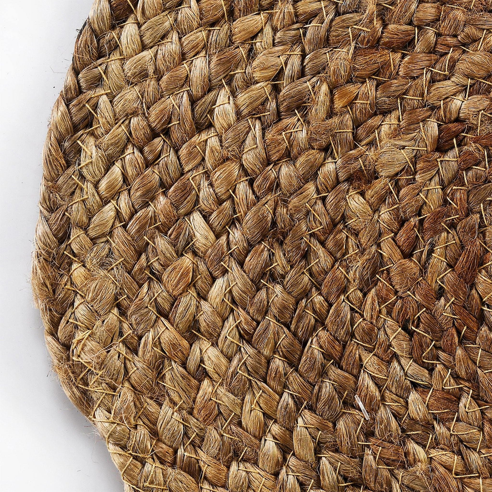 JUTE BRAIDED PLACEMATS SET OF 4