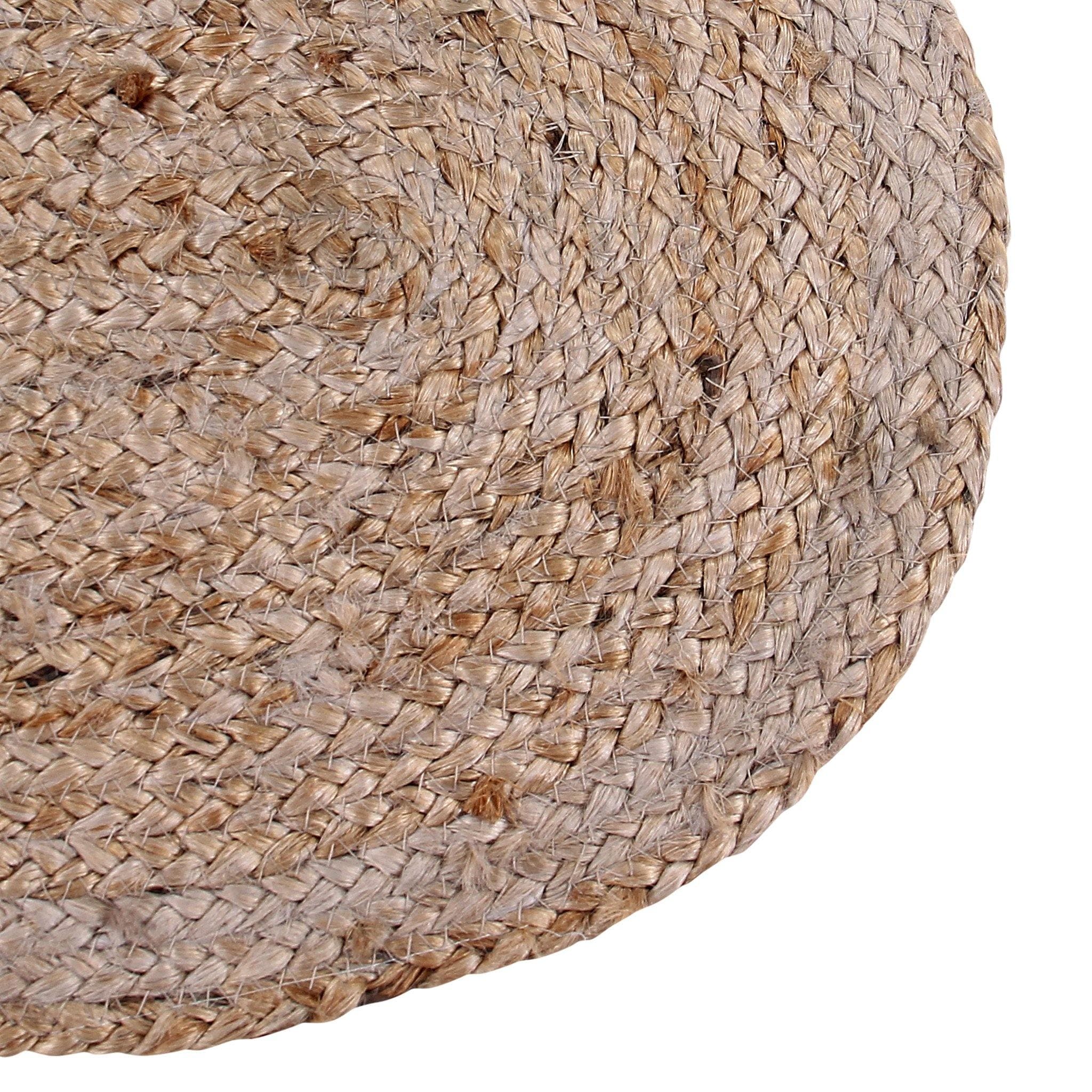 JUTE BRAIDED OVAL DOORMAT