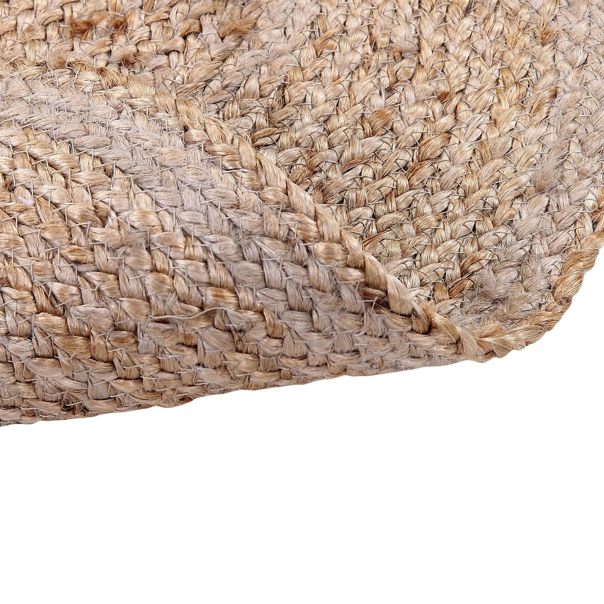 JUTE BRAIDED OVAL DOORMAT