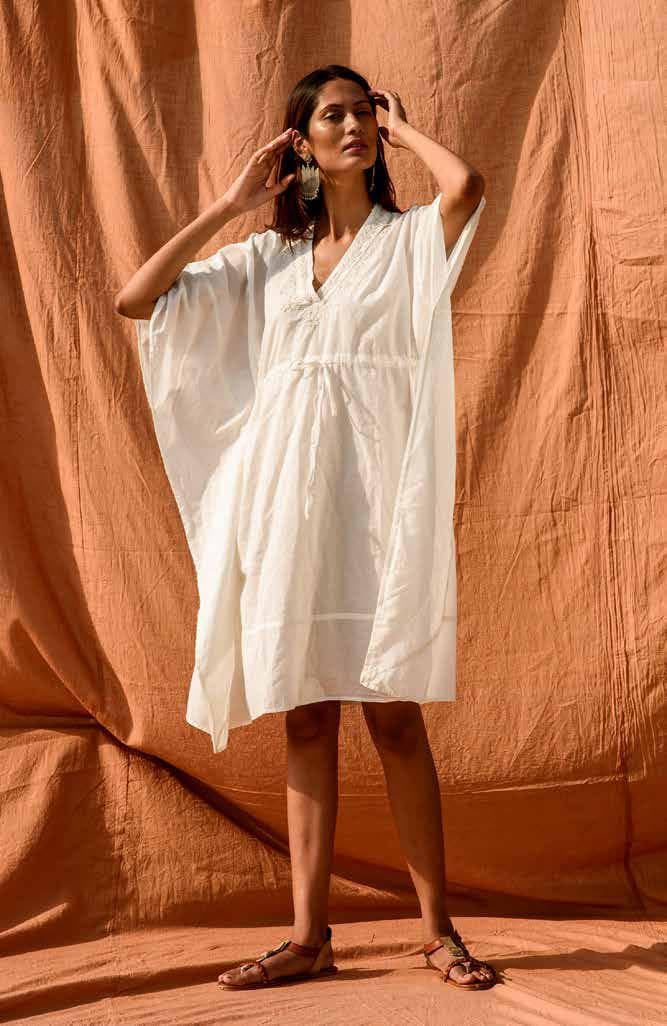 BOHO BEACH COVER UP SHORT DRESS