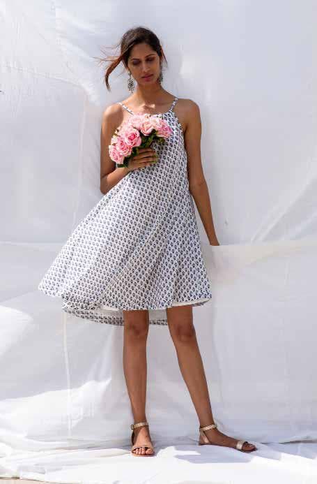 LILIA WHITE COTTON DRESS