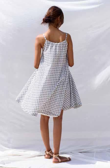 LILIA WHITE COTTON DRESS