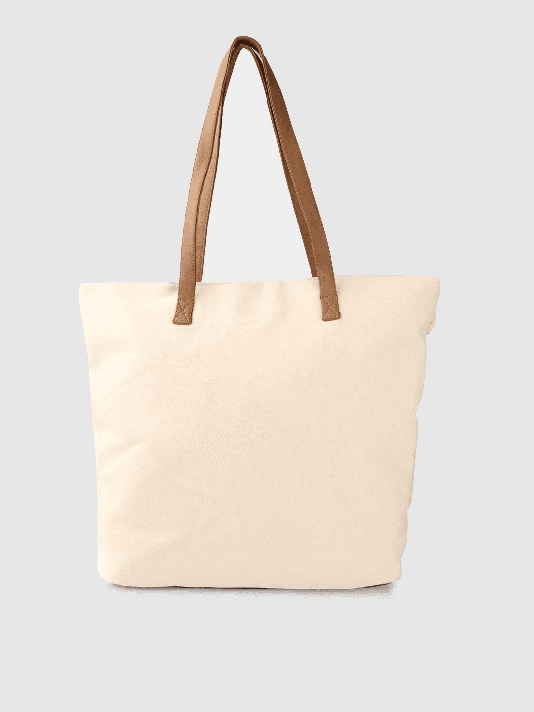 OFF WHITE  HANDWOVEN TOTE BAG WITH TASSELS