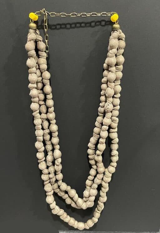 KNOT FABRIC NECKLACE