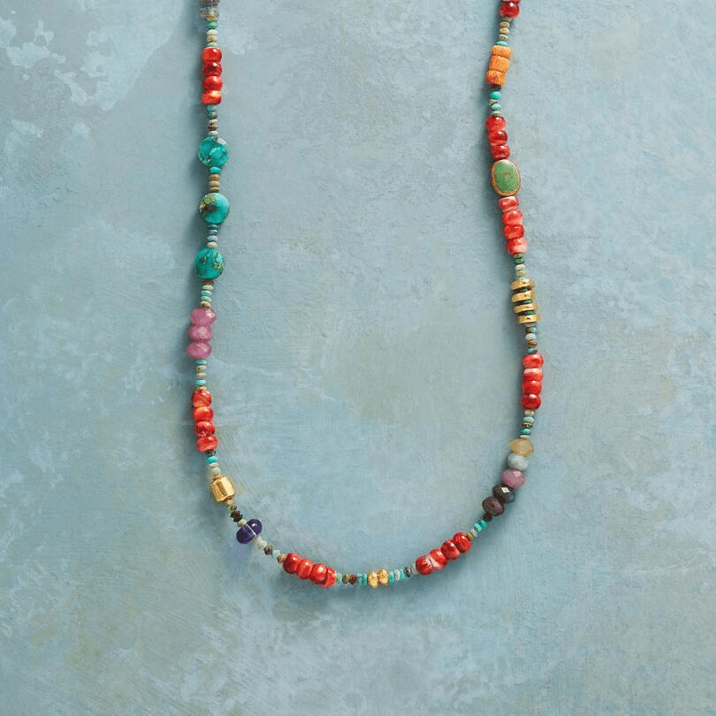 MULTI SEED BEAD NECKLACE