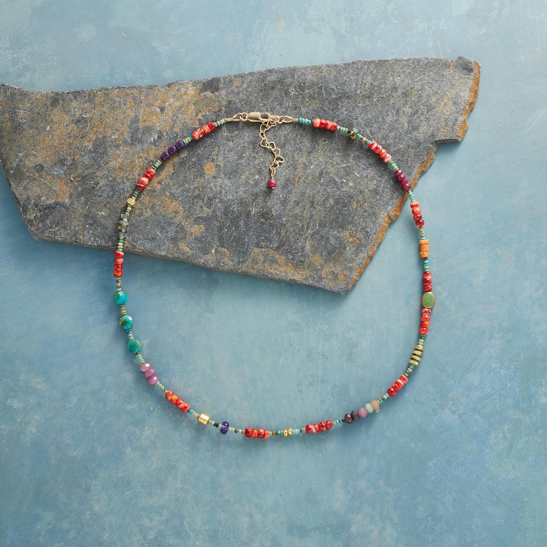 MULTI SEED BEAD NECKLACE