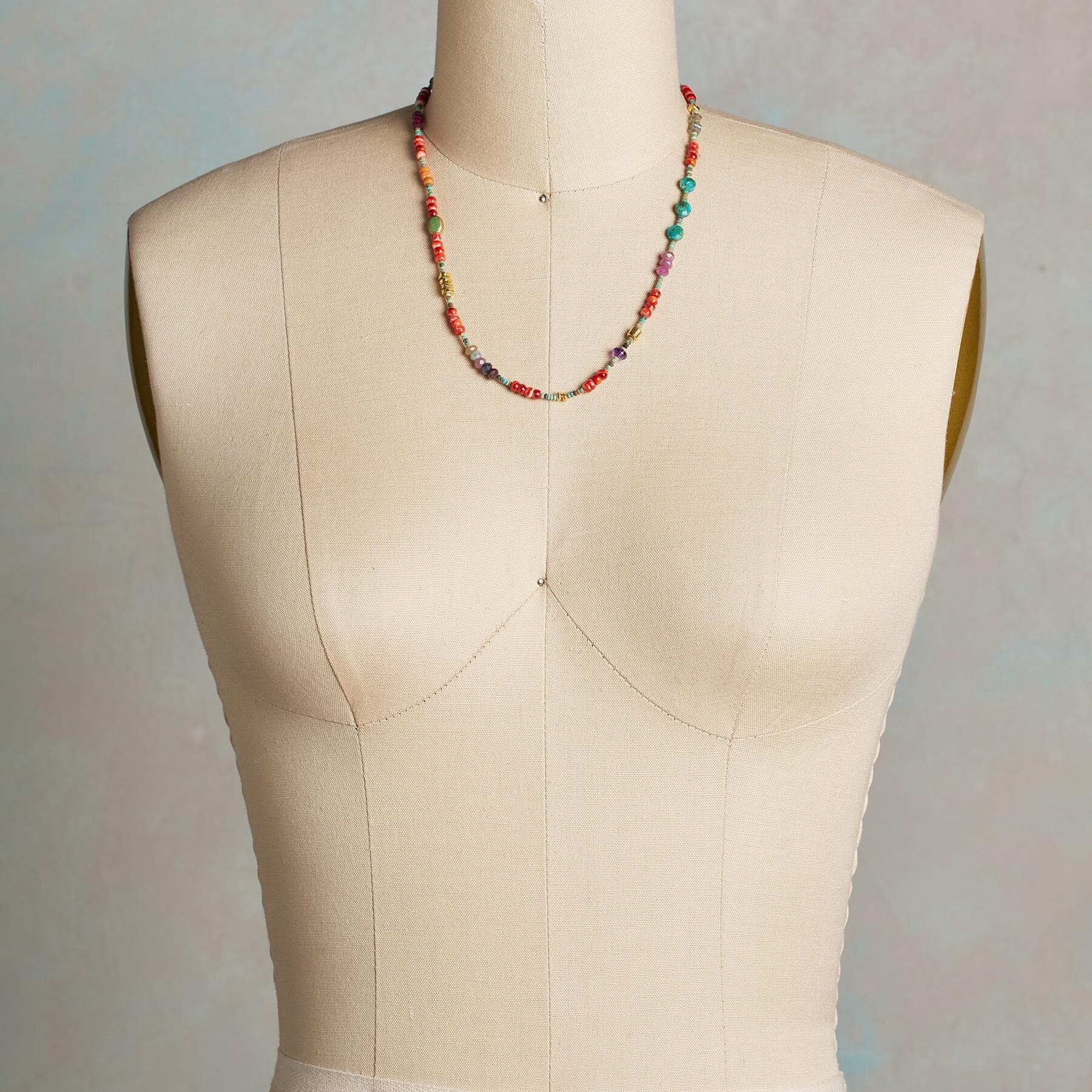 MULTI SEED BEAD NECKLACE