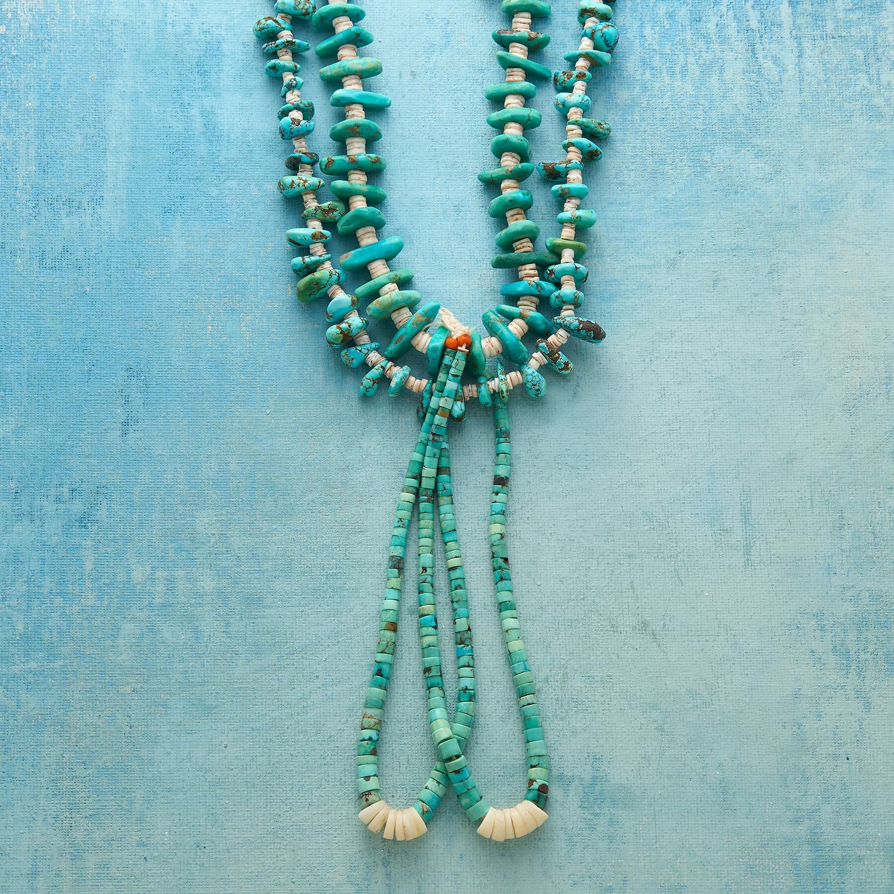 TURQ BEADS NECKLACE