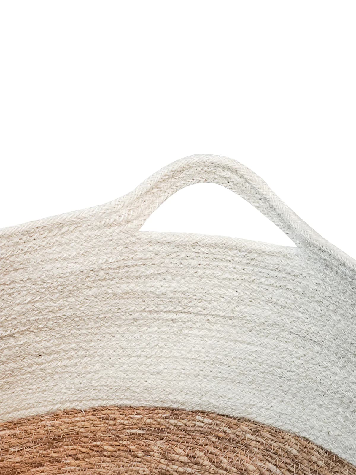 JUTE WOVEN JAR SHAPE PLANT BASKET SET OF 2