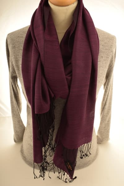 CHERA ROSE COLOURED CASHMERE SCARF