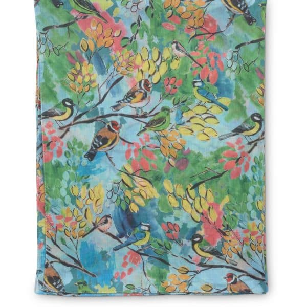 FLOCK PRINTED COTTON SCARF