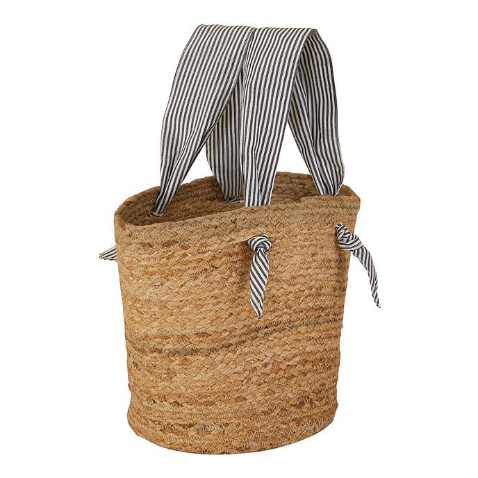 FRENCH RIVIERA JUTE TOTE