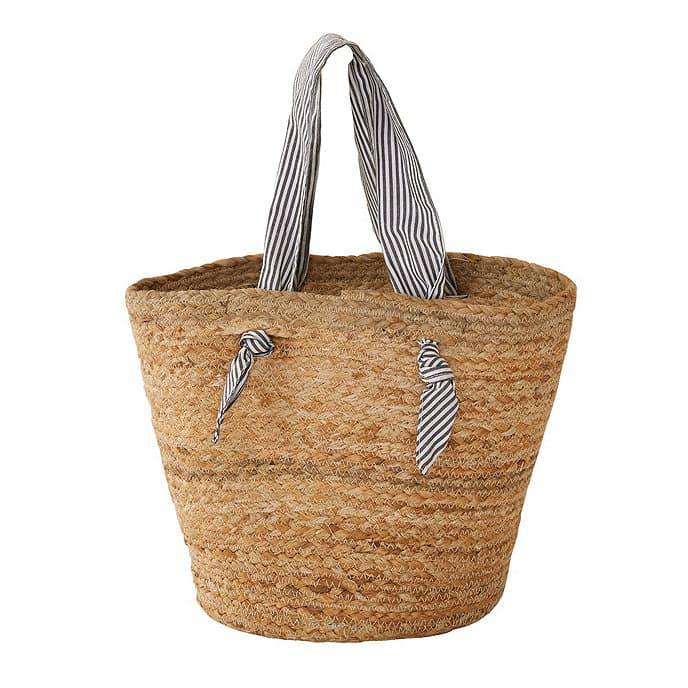 FRENCH RIVIERA JUTE TOTE