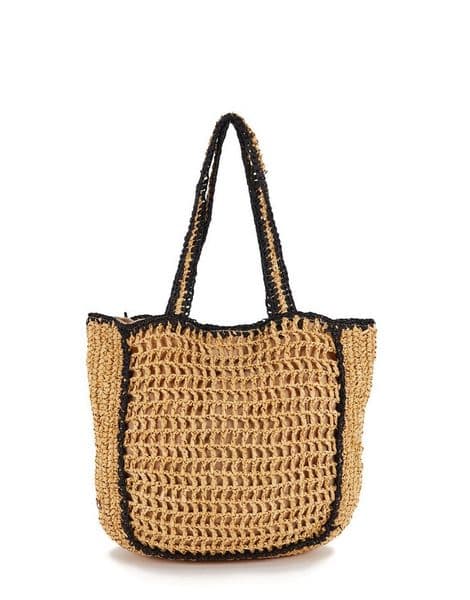 Raffia beach bag