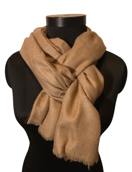 Pashmina scarf natural colored