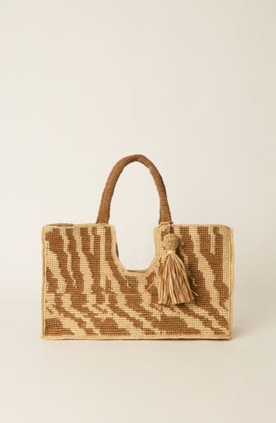 Sahara Raffia Tote