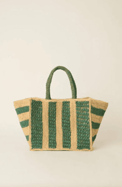 Serena Large Striped Tote