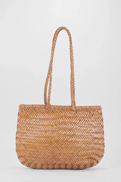 Woven Leather Handbag 