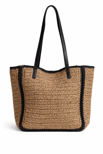 Elora Bag, Natural/Black