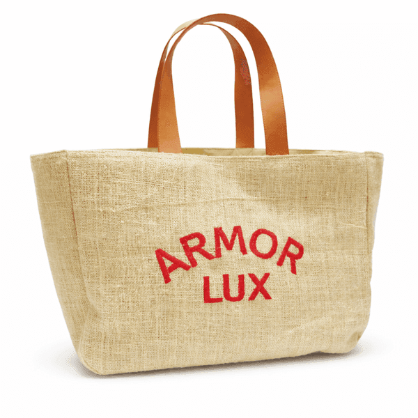 Natural Voyager Leather Handle Tote