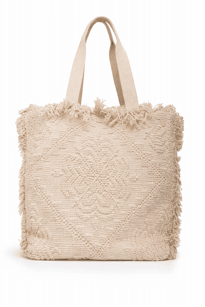 Cotton Fringe Handbag