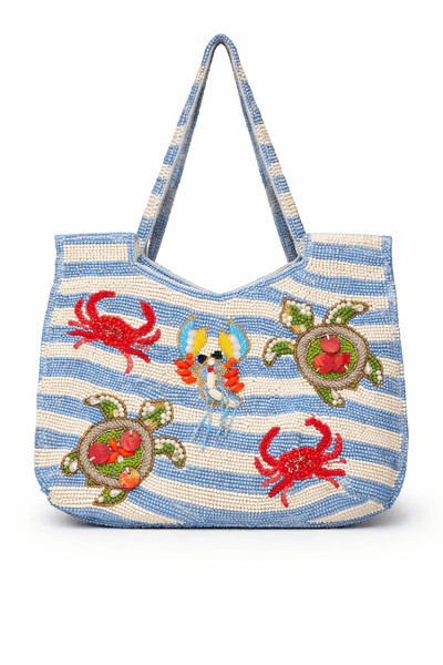 Ocean Treasure Beaded Tote