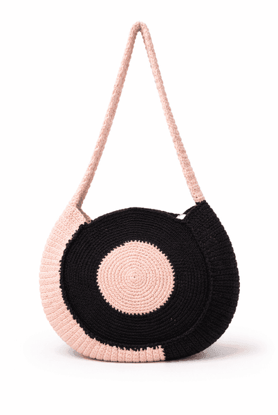 Midnight Blush Round Bag