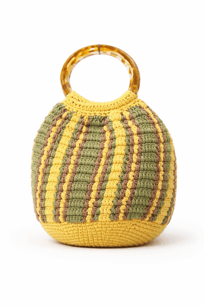 Amber Grove Crochet Ring Bag