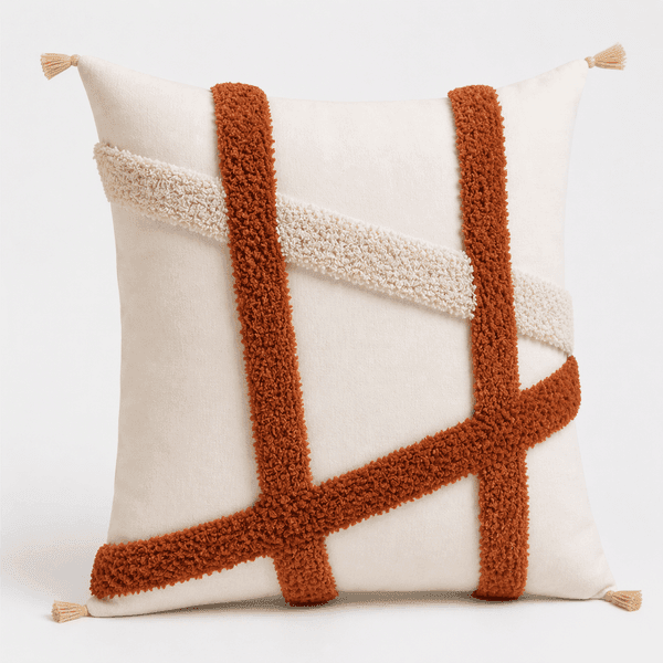 Terra Lines Textured Cushion Cover