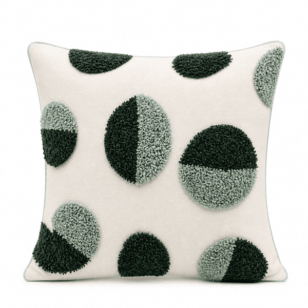 Sage Pebble Textured Cushion Cover