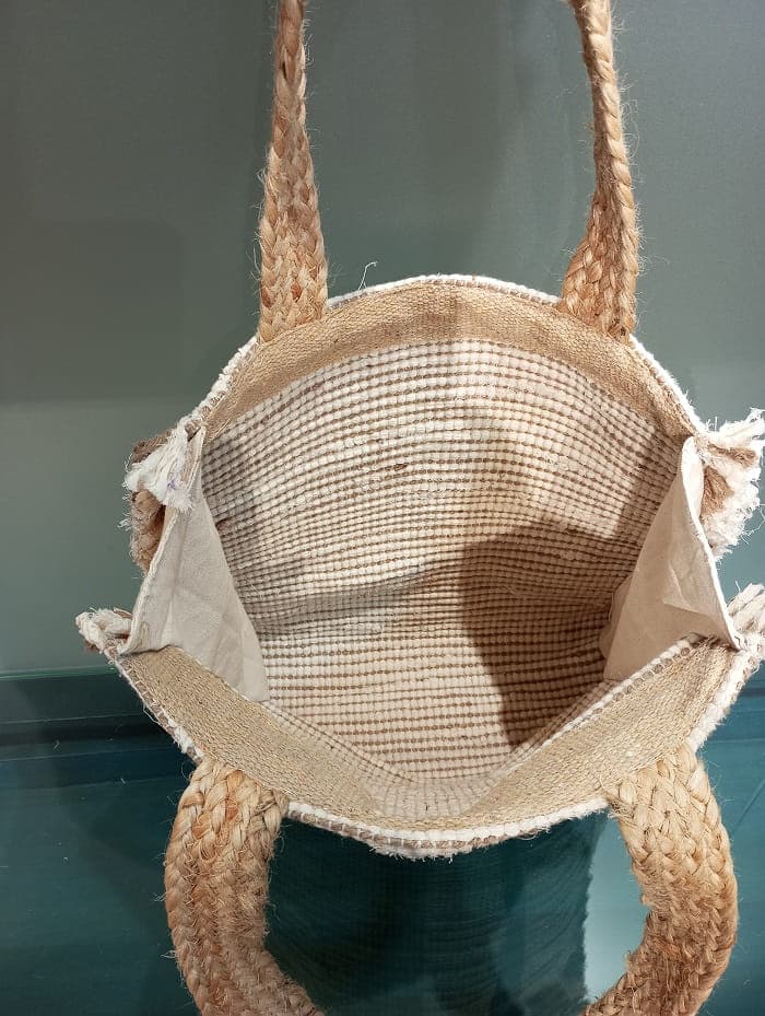 Sider Fringes Cotton Beach Bag
