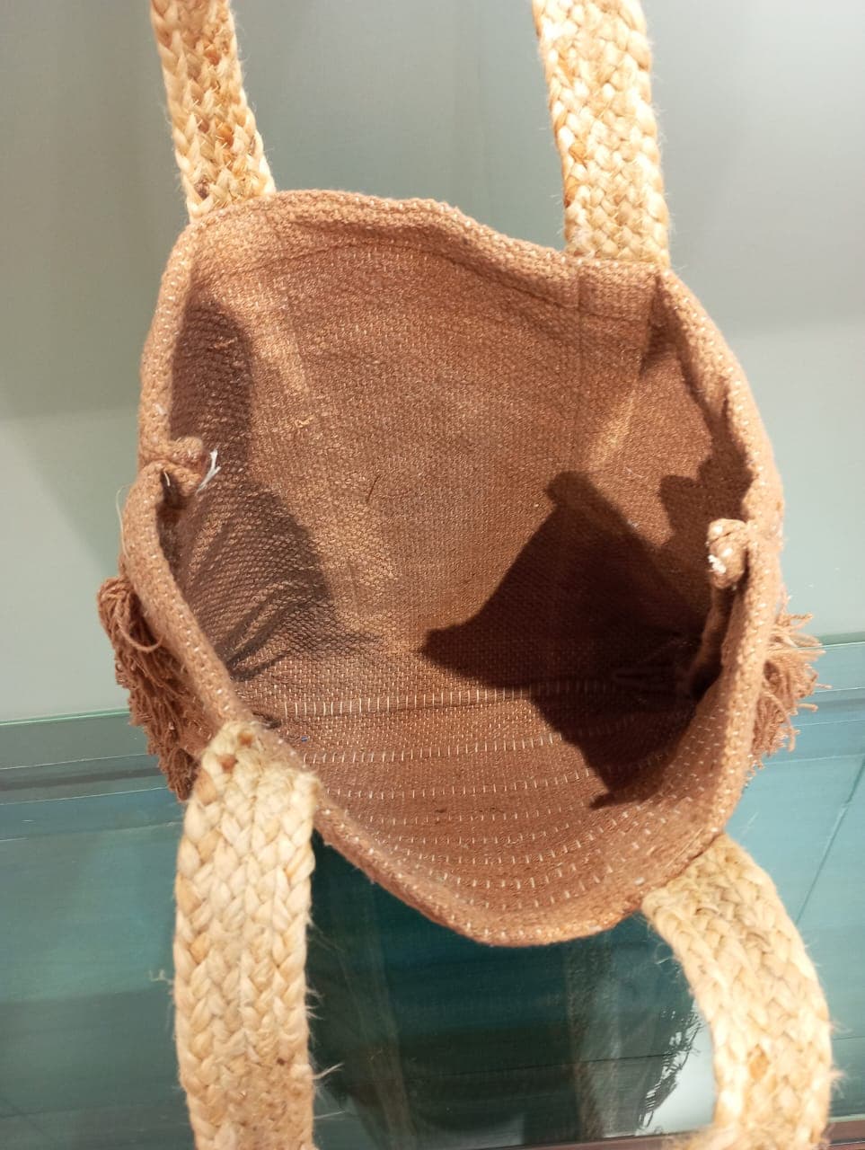 Sider Fringe Brown Beach Bag