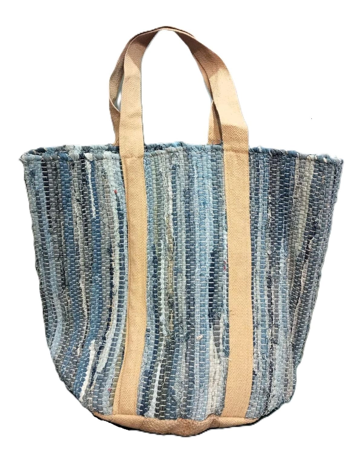 Denim Chindi Beach Bag