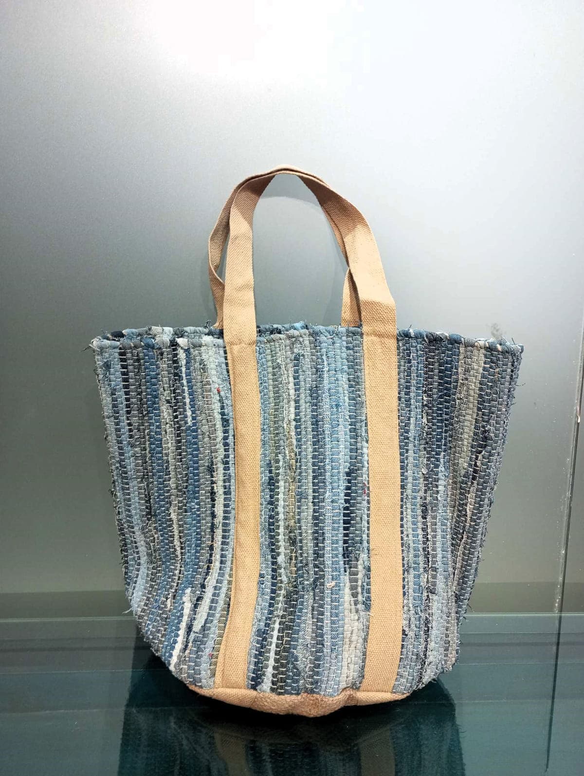 Denim Chindi Beach Bag