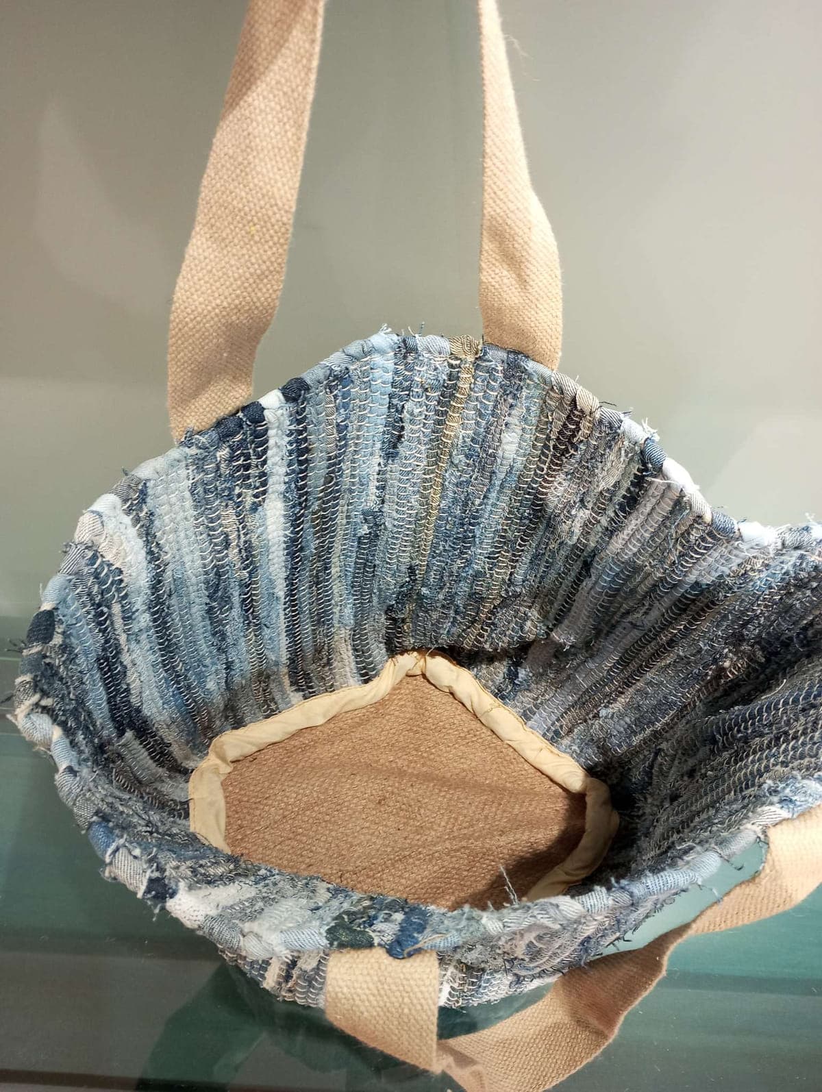 Denim Chindi Beach Bag