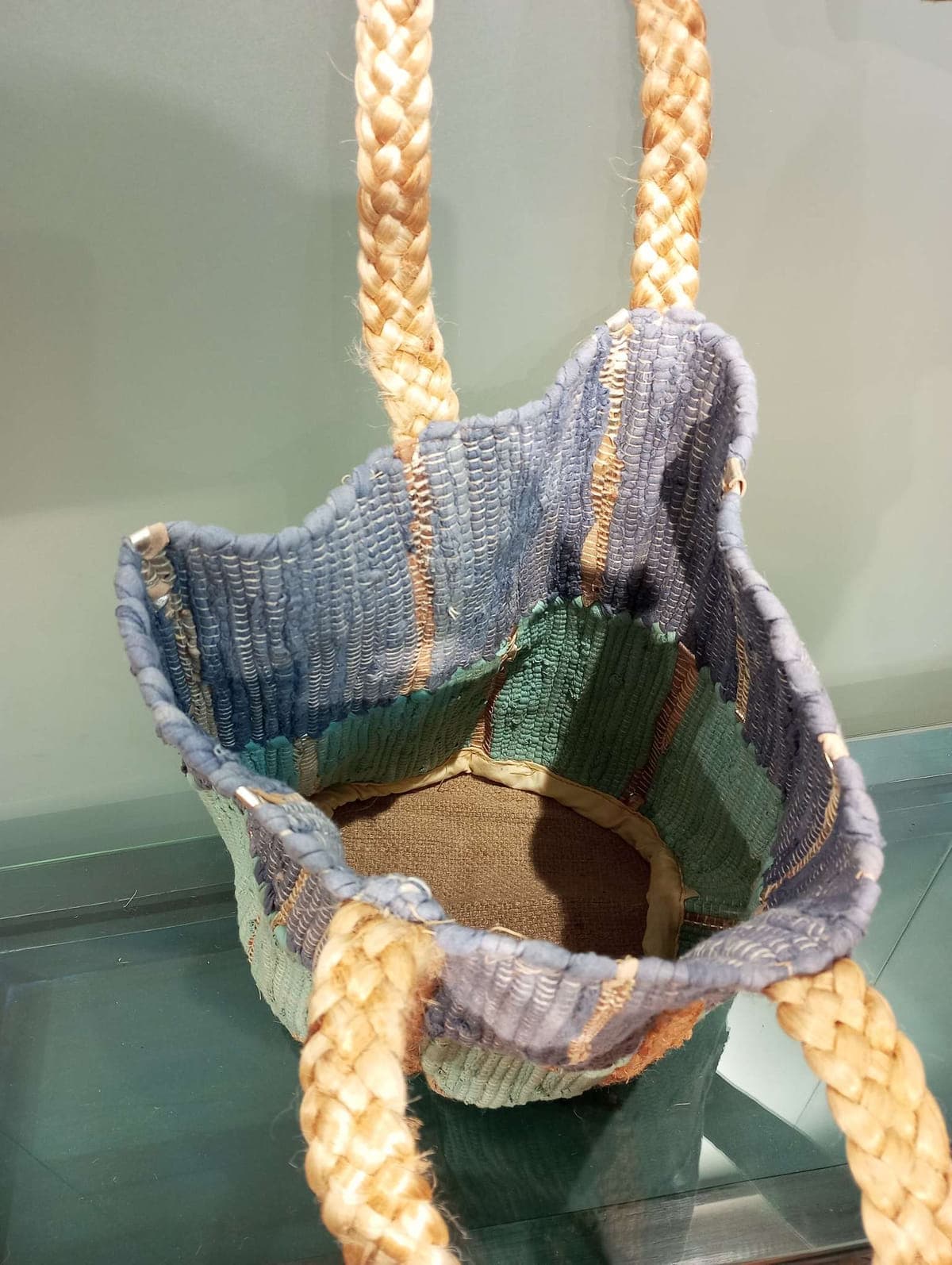 Turq Blue Recycled Cotton Bag